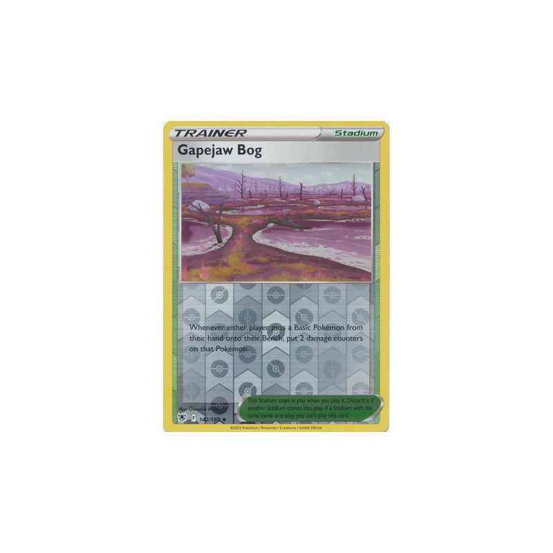 black star with white outline pokemon card Pokemon Card Gapejaw Bog S12 125/098 UR 2022 MINT Japanese r719 main image 1