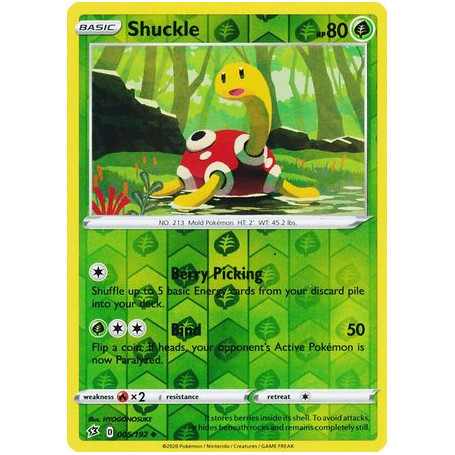 RCL 005/192 - Shuckle - Reverse Holo