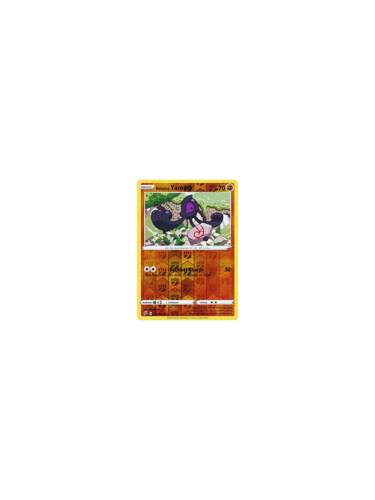 RCL 101 - Galarian Yamask - Reverse HoloRebel Clash Rebel Clash€ 0,35 Rebel Clash