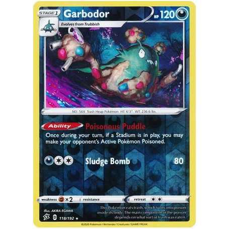 RCL 118/192 - Garbodor - Reverse Holo