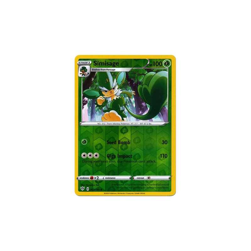 DAA 007 - Simisage - Reverse HoloDarkness Ablaze Darkness Ablaze€ 0,35 Darkness Ablaze