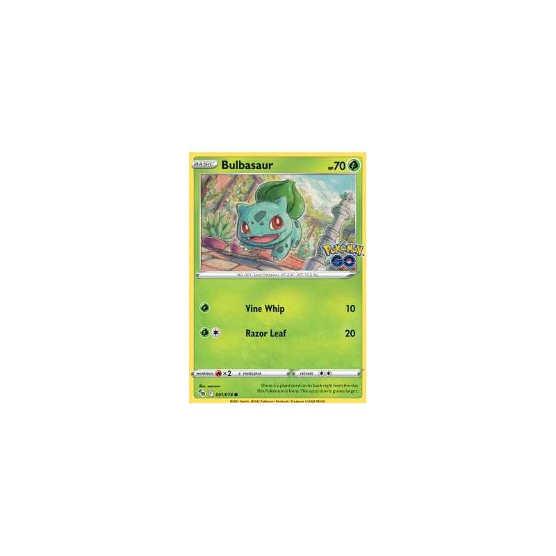 PGO 001 Bulbasaur Reverse Holo Pokémon Go kopen