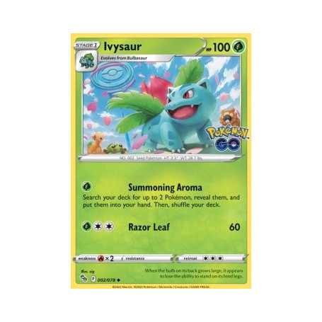 PGO 002 - Ivysaur - Reverse HoloPokémon Go Pokémon Go€ 0,40 Pokémon Go