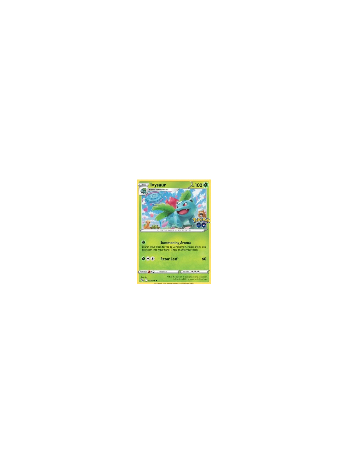PGO 002 - Ivysaur - Reverse Holo