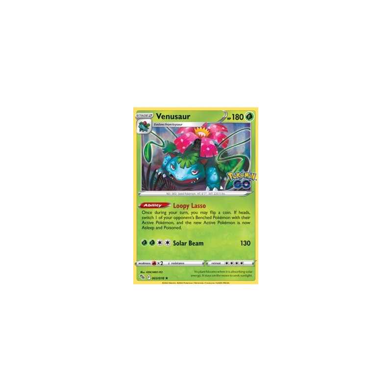 PGO 003 - Venusaur - Reverse Holo