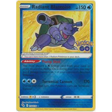 PGO 018 - Radiant BlastoisePokémon Go Pokémon Go€ 7,50 Pokémon Go