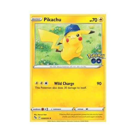 PGO 028 - Pikachu - Reverse Holo