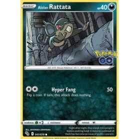 PGO 041 - Alolan Rattata - Reverse Holo PGO 041 - Alolan Rattata - Reverse Holo