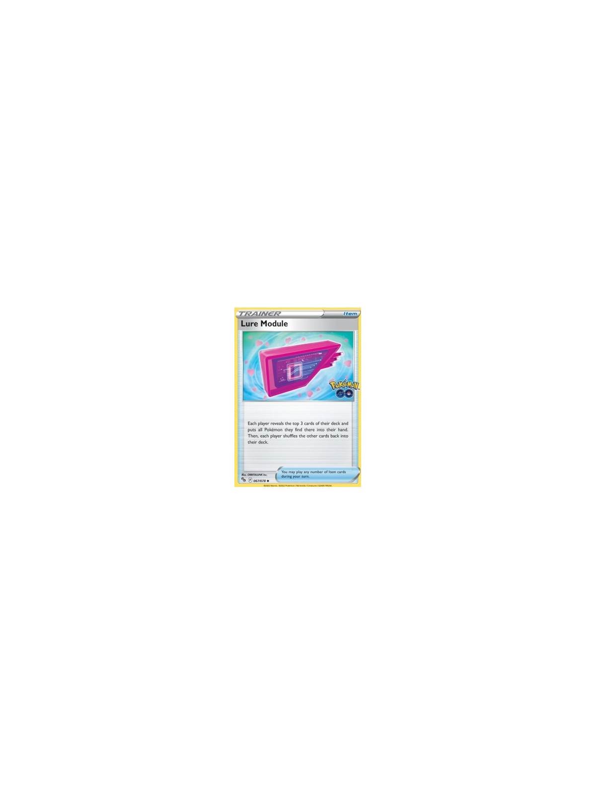PGO 067 - Lure Module - Reverse Holo
