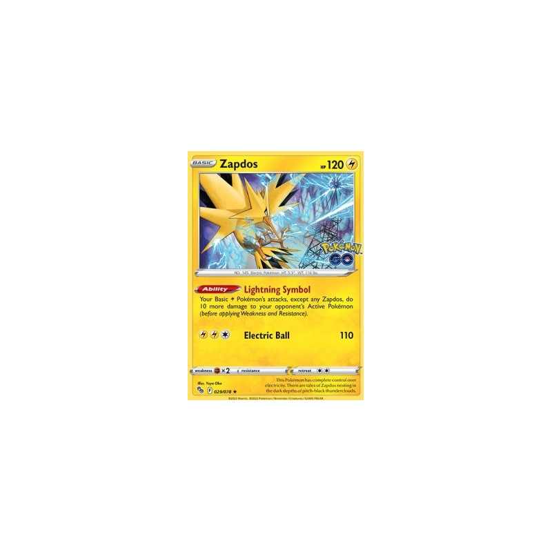 PGO 029 - Zapdos - Reverse Holo