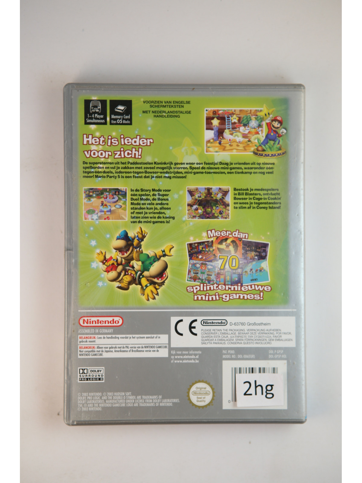 Mario Party 5 (Player's Choice) - GamecubeGamecube Spellen Gamecube€ 24,99 Gamecube Spellen