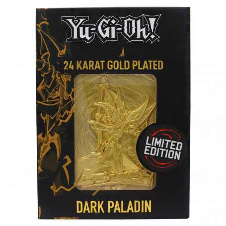 Yu-Gi-Oh! Limited Edition 24K Gold Plated Collectible - Dark PaladinBoxen, Boosters en Accessoires € 29,99 Boxen, Boosters en...