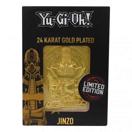 Yu-Gi-Oh! Limited Edition 24K Gold Plated Collectible - Jinzo