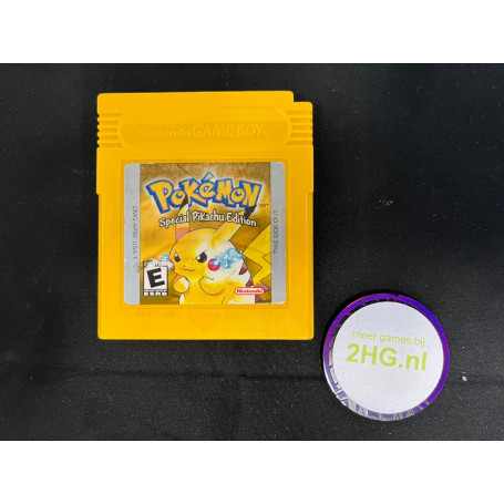 Pokemon Yellow Version (slechte sticker, losse cassette)