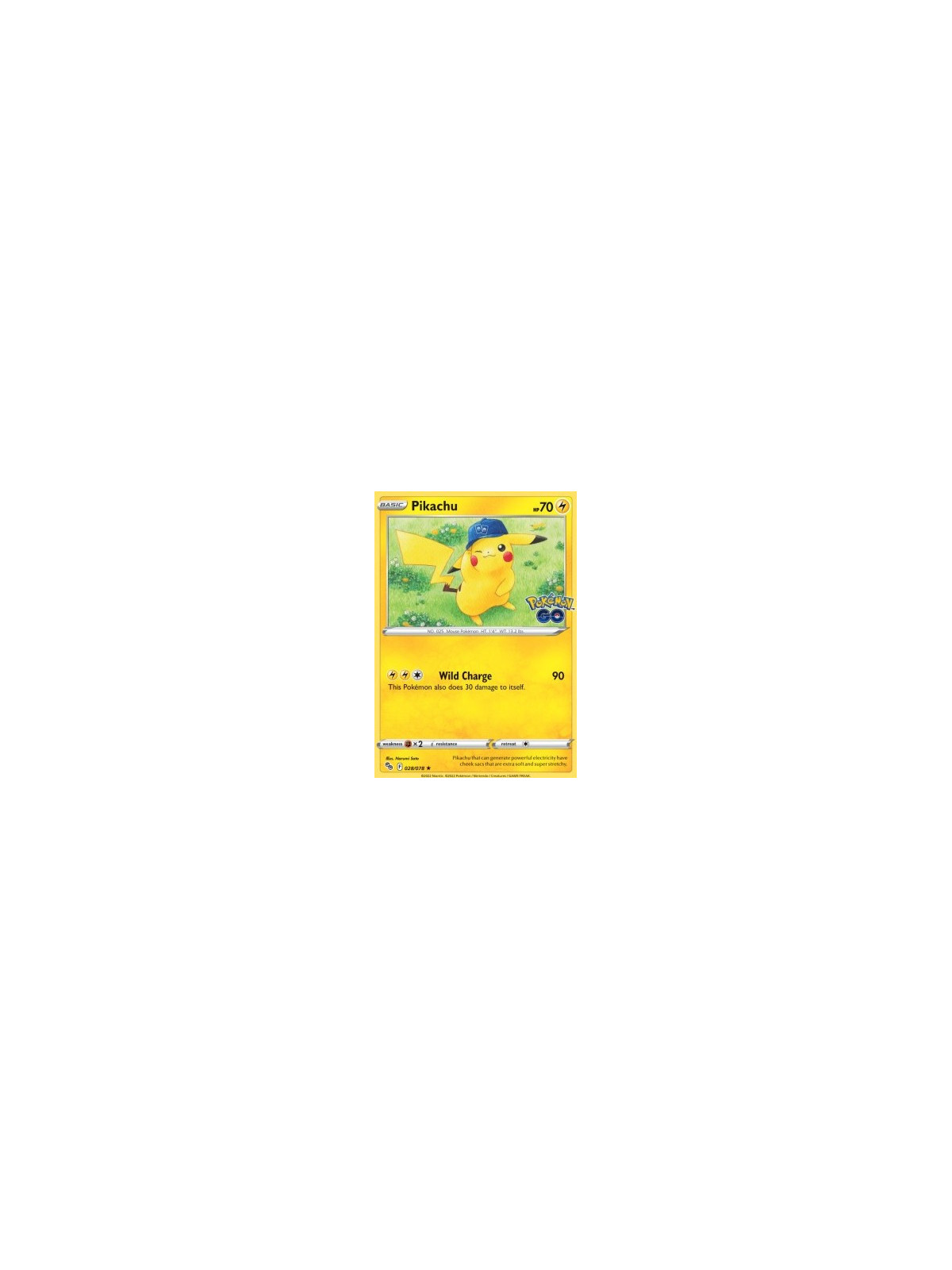 PGO 028 - Pikachu - SealedPokémon Go Pokémon Go€ 1,99 Pokémon Go