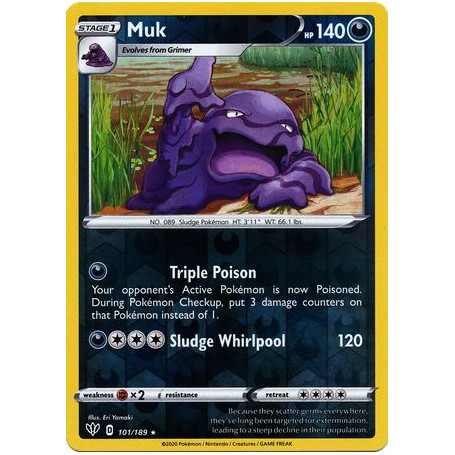 DAA 101/189 - Muk - Reverse Holo