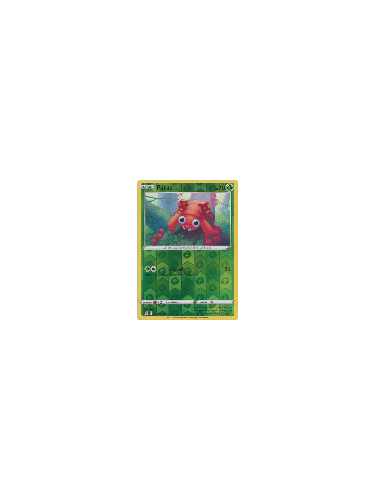 LOR 004 - Paras - Reverse Holo