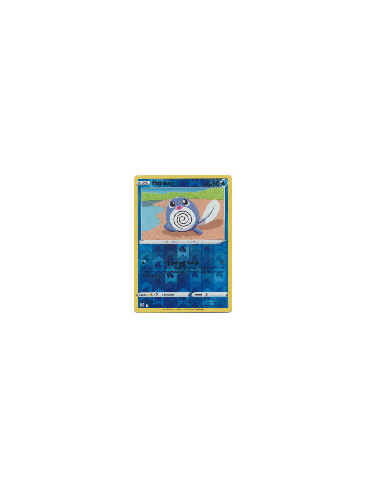 LOR 030 - Poliwag - Reverse Holo