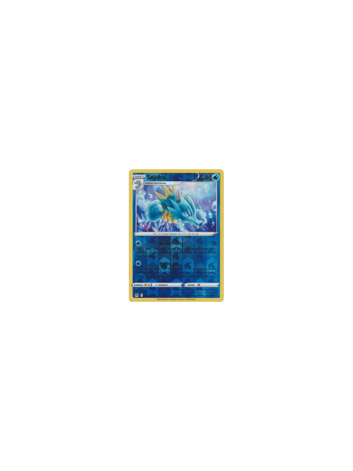 LOR 036 - Seadra - Reverse Holo