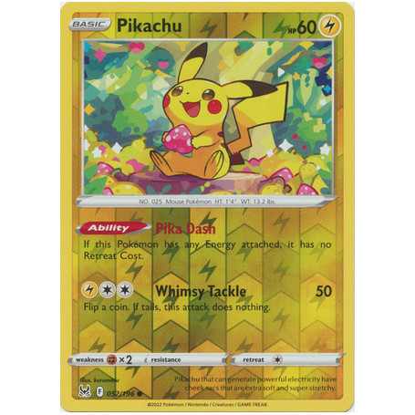 LOR 052 - Pikachu - Reverse Holo