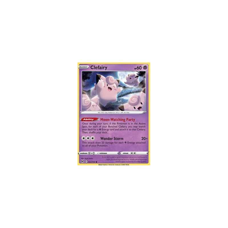 LOR 062 - ClefairyLost Origin Lost Origin€ 0,05 Lost Origin