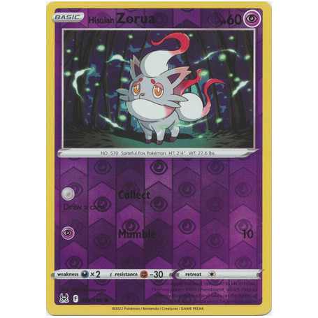 LOR 075 - Hisuian Zorua - Reverse Holo