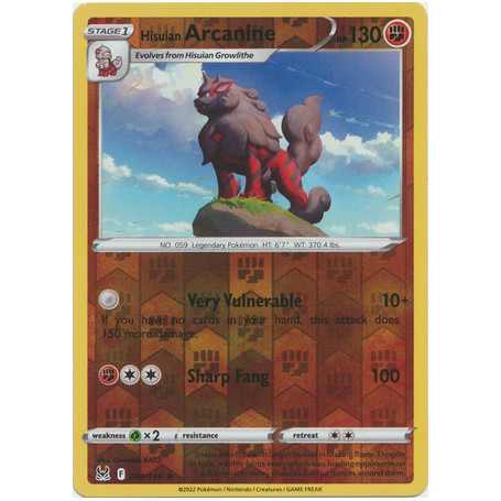 LOR 084 - Hisuian Arcanine - Reverse HoloLost Origin Lost Origin€ 0,50 Lost Origin