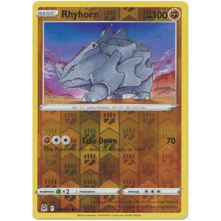 LOR 089 - Rhyhorn - Reverse Holo