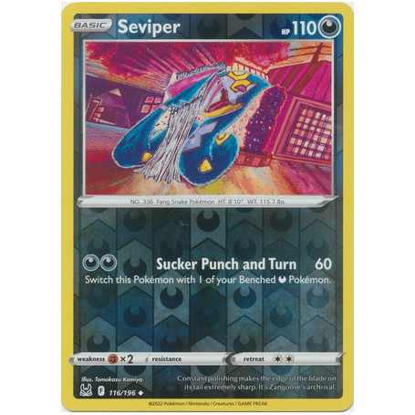 LOR 116 - Seviper - Reverse HoloLost Origin Lost Origin€ 0,40 Lost Origin