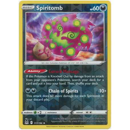 LOR 117 - Spiritomb - Reverse HoloLost Origin Lost Origin€ 0,35 Lost Origin