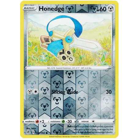 RCL 133/192 - Honedge - Reverse Holo