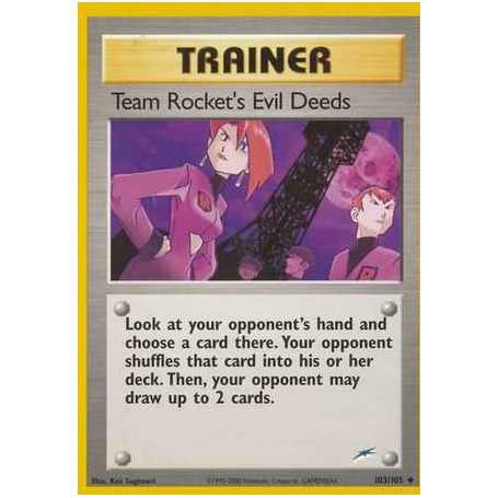 NDE 103 - Team Rocket's Evil Deeds
