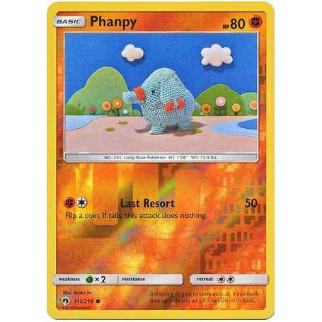 LOT 111 - Phanpy - Reverse HoloLost Thunder Lost Thunder€ 0,35 Lost Thunder