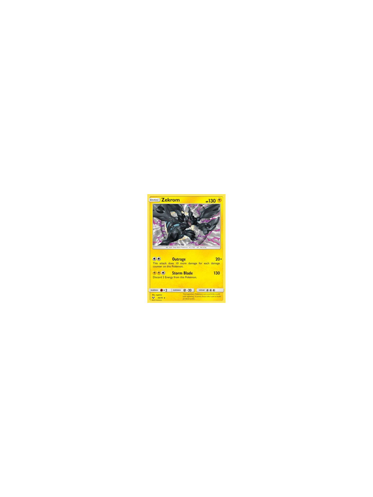 SLG 035 - ZekromShining Legends Shining Legends€ 0,25 Shining Legends