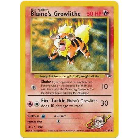 GH 035 - Blaine's Growlithe