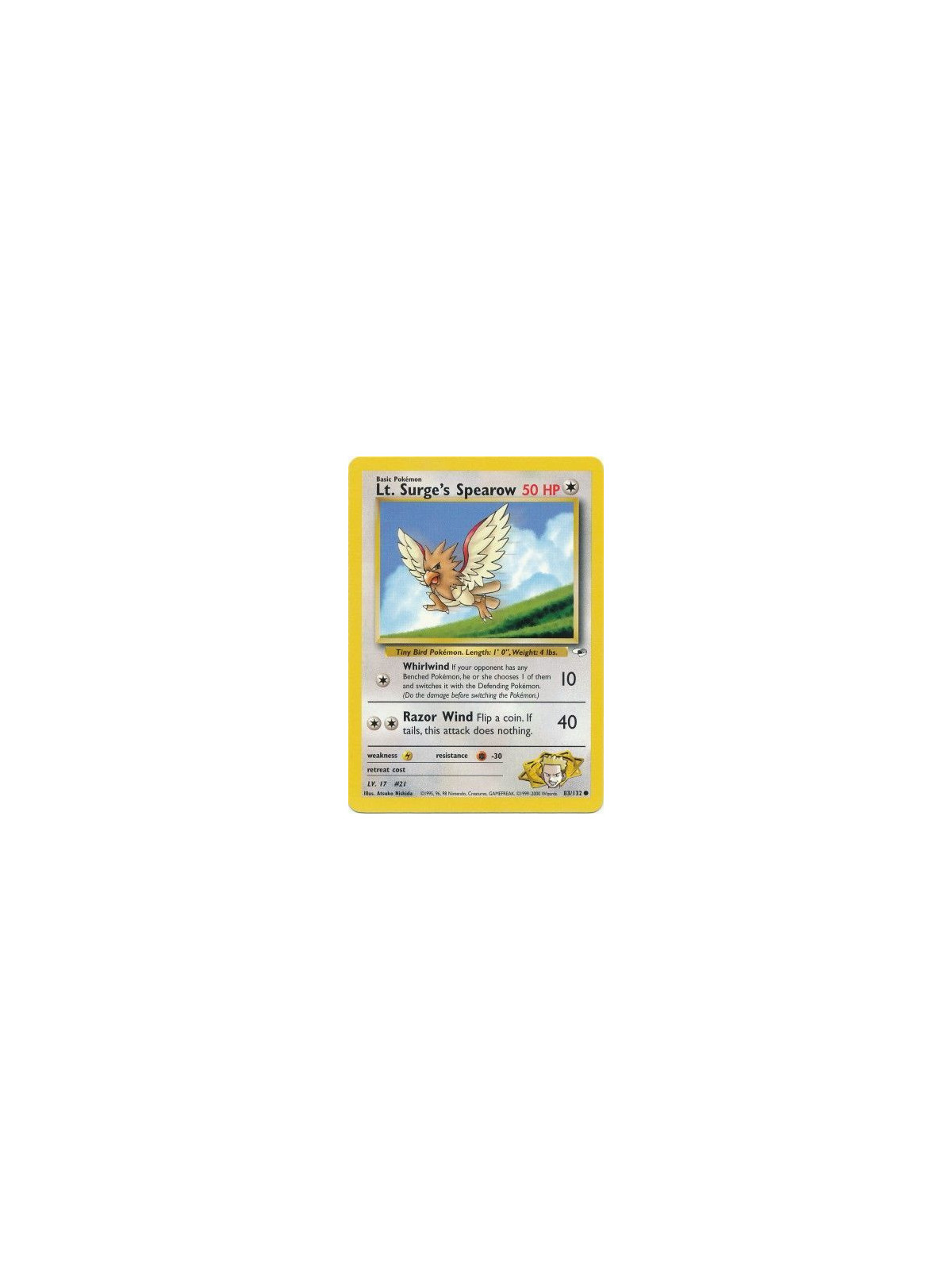GH 083 - Lt. Surge's Spearow