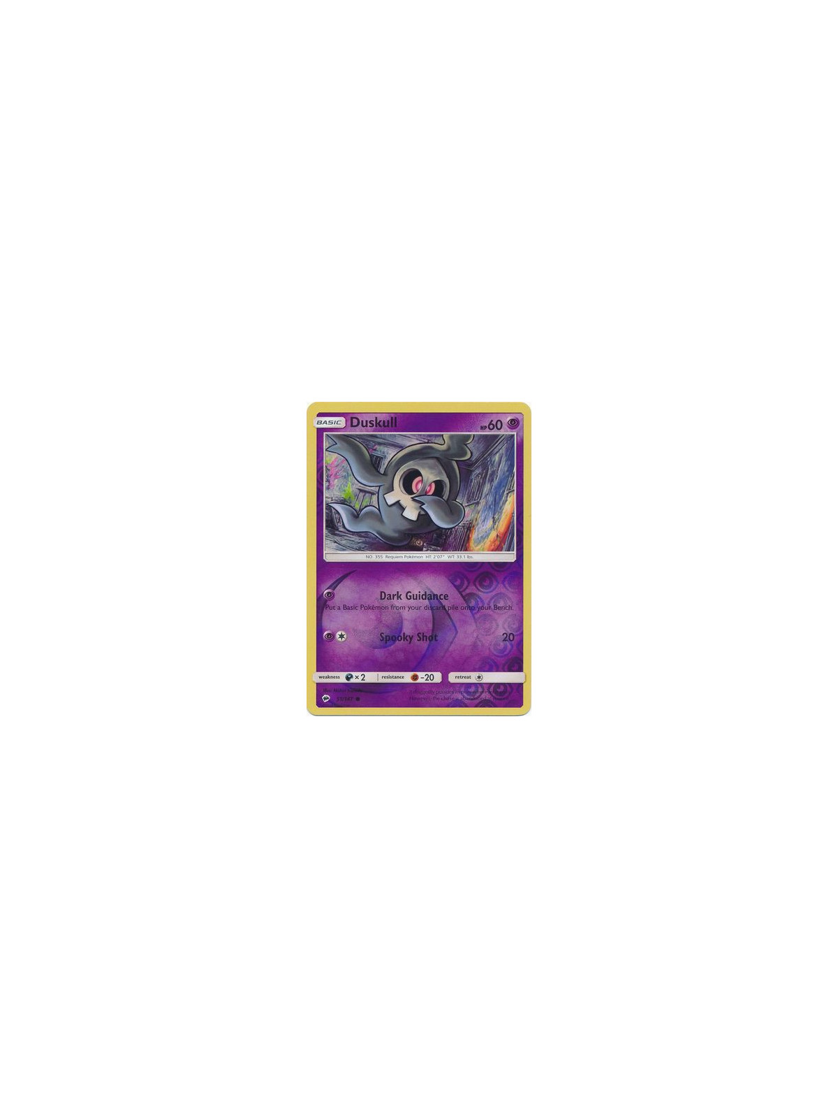 BUS 051/147 - Duskull - Reverse Holo