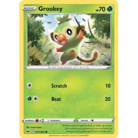 SSH 011 - Grookey - Holo SSH 011 - Grookey - HoloSword and Shield Sword & Shield€ 0,25 Sword and Shield