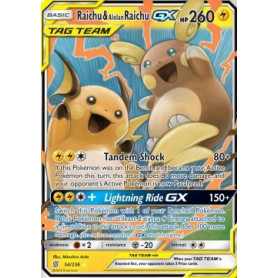 Raichu & Alolan Raichu GX (UNM 054) Raichu & Alolan Raichu GX (UNM 054)