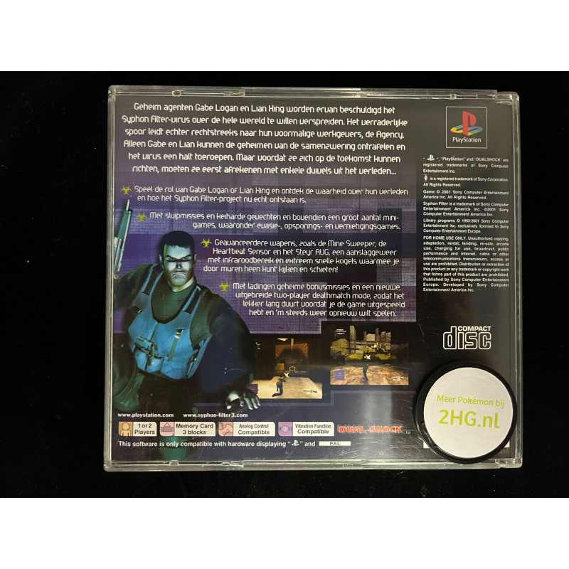 Syphon Filter 3 - PS1 – Games A Plunder