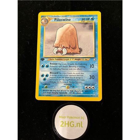 NG 044 - Piloswine - 1st EditionNeo Genesis Neo Genesis€ 2,50 Neo Genesis