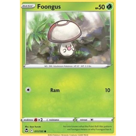 SIT 011 - Foongus - Reverse HoloSilver Tempest Silver Tempest€ 0,35 Silver Tempest