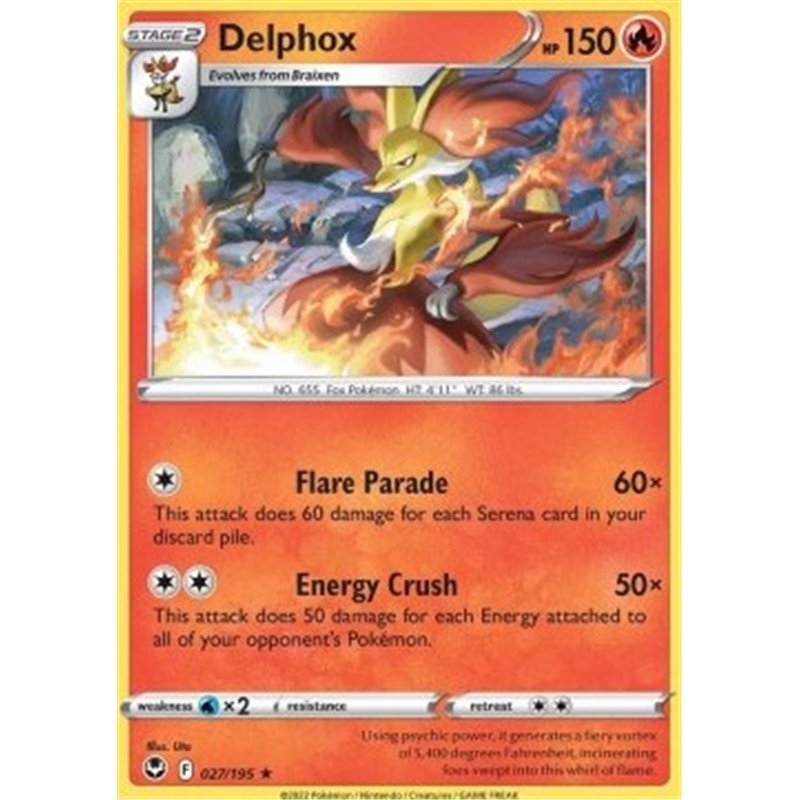 SIT 027 - Delphox - Reverse Holo