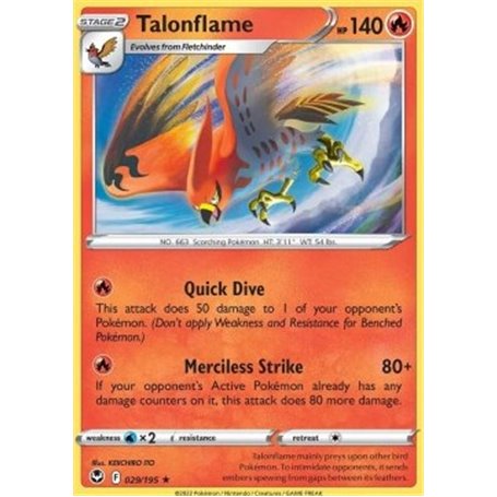 SIT 029 - Talonflame - Reverse Holo