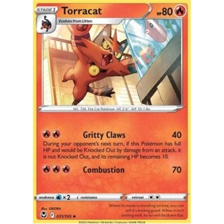 SIT 031 - Torracat - Reverse HoloSilver Tempest Silver Tempest€ 0,35 Silver Tempest