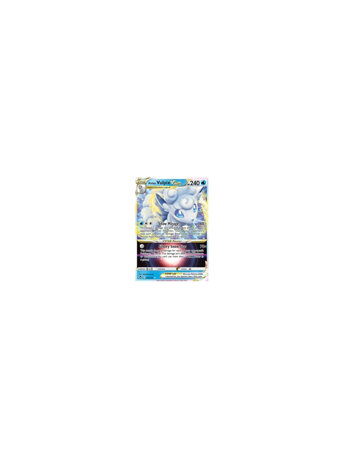 SIT 034 - Alolan Vulpix VSTAR