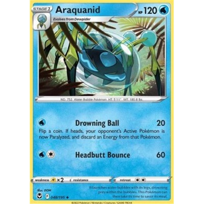 SIT 048 - Araquanid - Reverse HoloSilver Tempest Silver Tempest€ 0,35 Silver Tempest