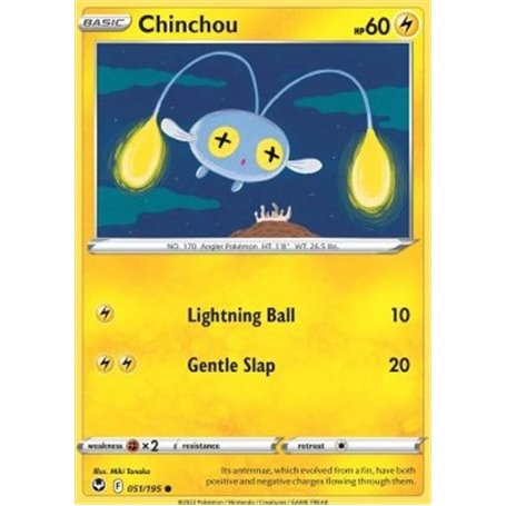 SIT 051 - Chinchou - Reverse HoloSilver Tempest Silver Tempest€ 0,35 Silver Tempest