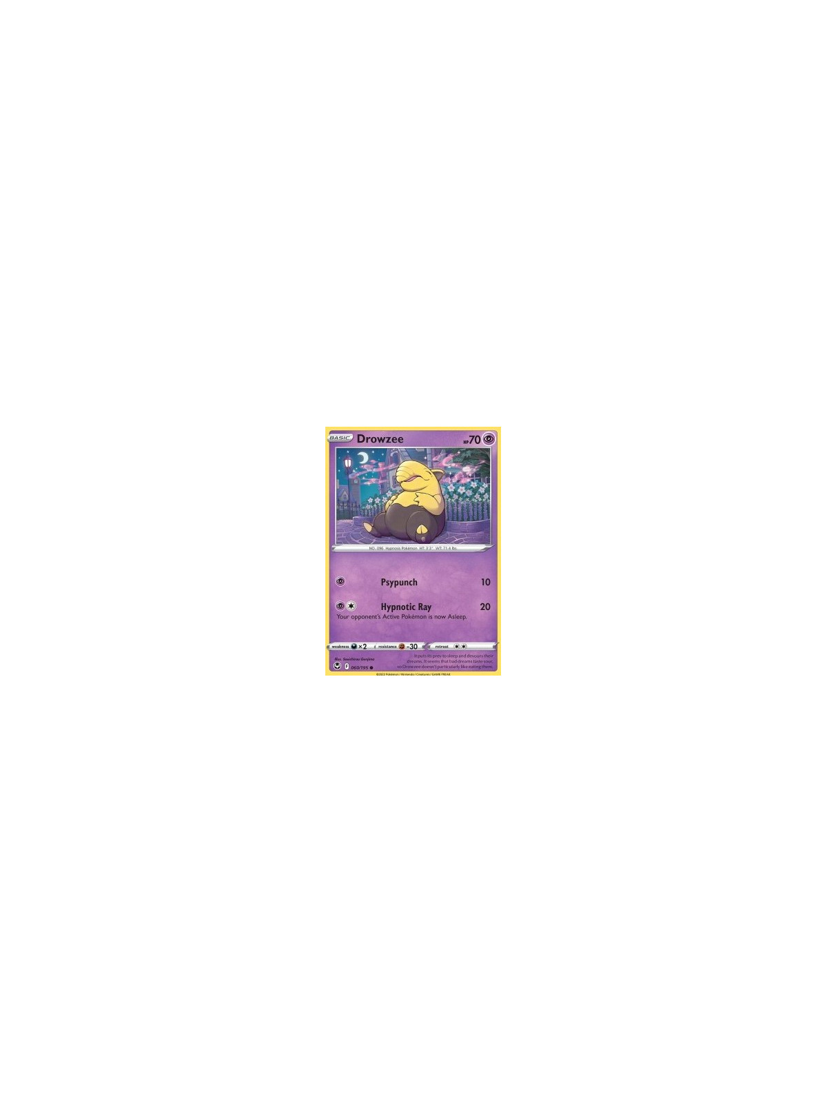 SIT 060 - Drowzee - Reverse Holo