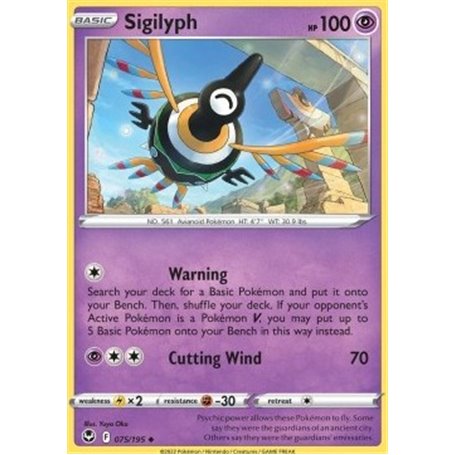 SIT 075 - Sigilyph - Reverse Holo